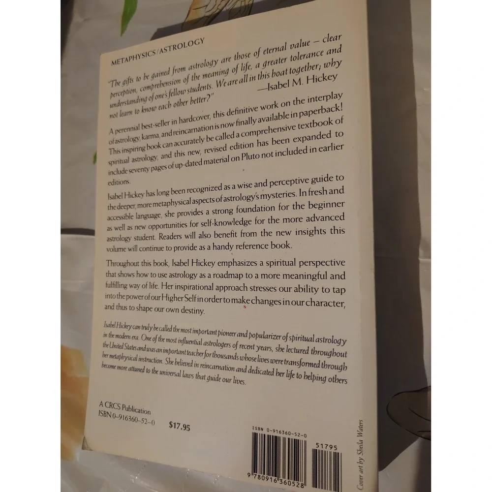 Astrology A Cosmic Science Isabel M Hickey Spiritual Astrology Textbook Book